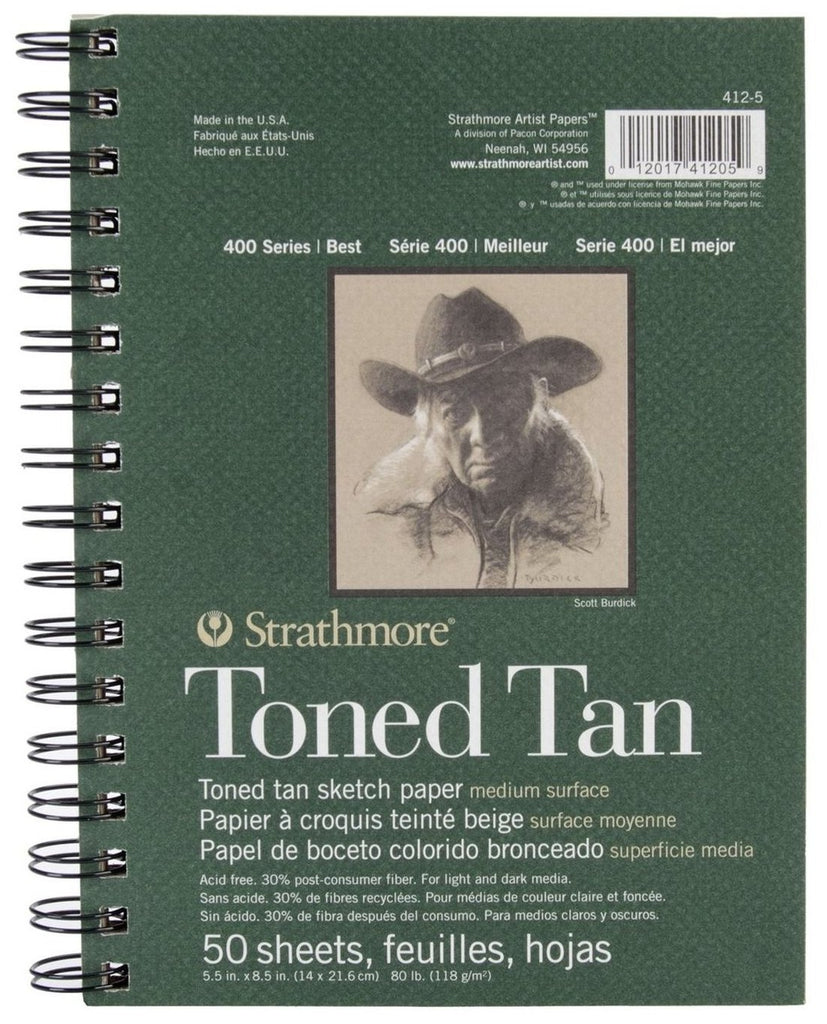 Strathmore Toned Tan Sketch Pads – Rileystreet Art Supply